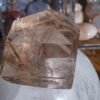 RUTILE QUARTZ CRYSTAL FREE FORM SMOKEY CLEAR POLISHED