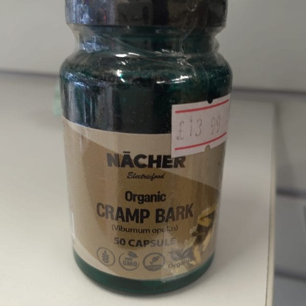 Organic Cramp Bark 50 Capsules