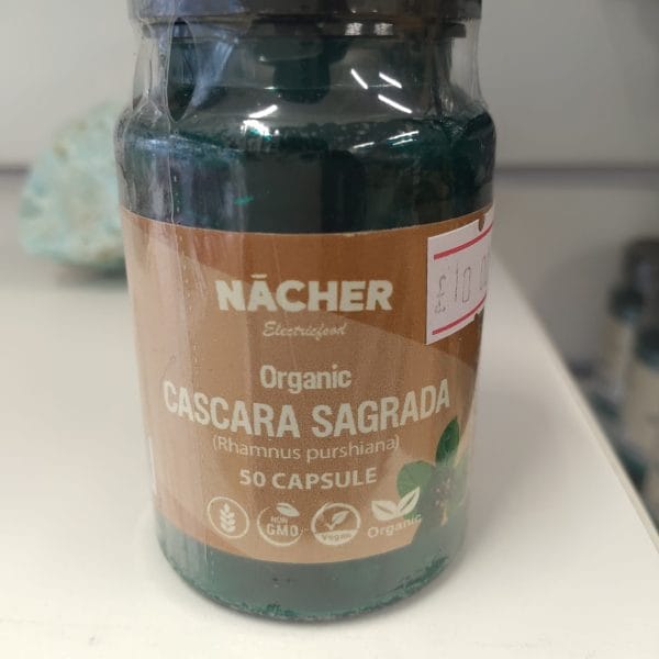 Organic Cascara Sagrada 50 Capsules