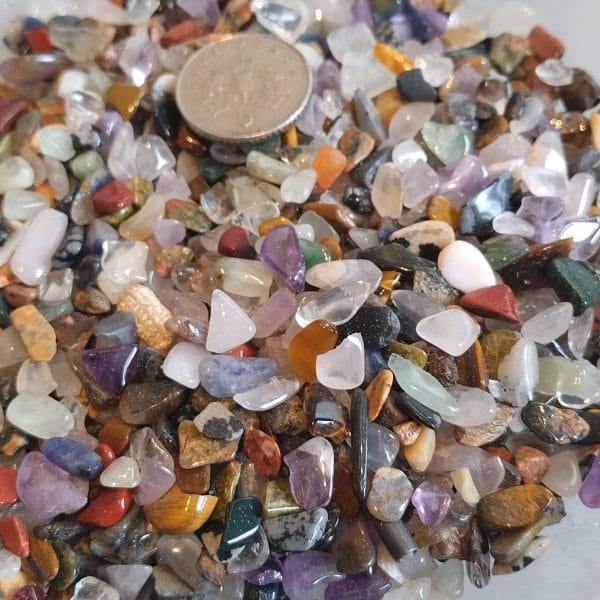 XS Small Crystal Tumblestone Chips 7-12mm