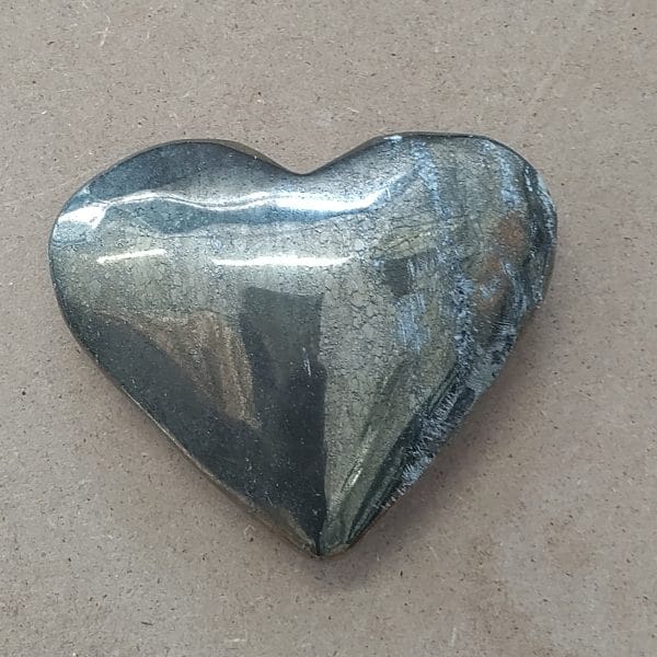 Pyrite Heart Large