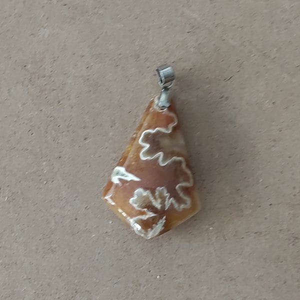 Ammonite Oval Pendant