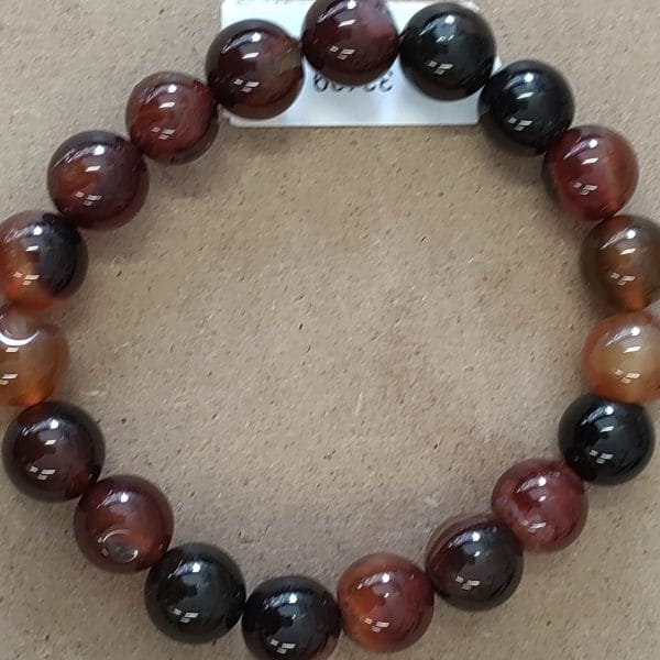 Fire Agate Bracelet 10mm