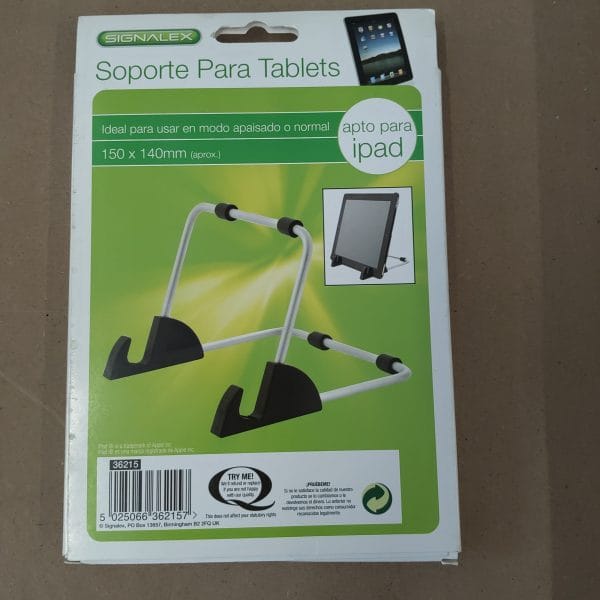 Signalex Tablet Stand - Ideal for Landscape or Portrait Mode 150x140mm Fits ipad