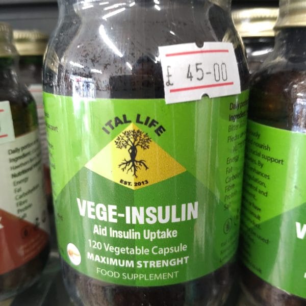 Vege-Insulin 120 Capsule
